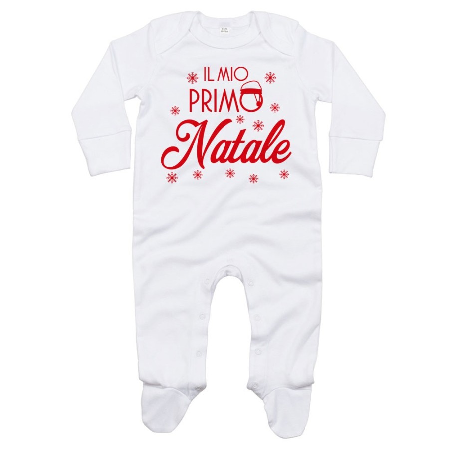 Tutina neonato personalizzabile con nome il mio primo natale con cappello di natale Natale
