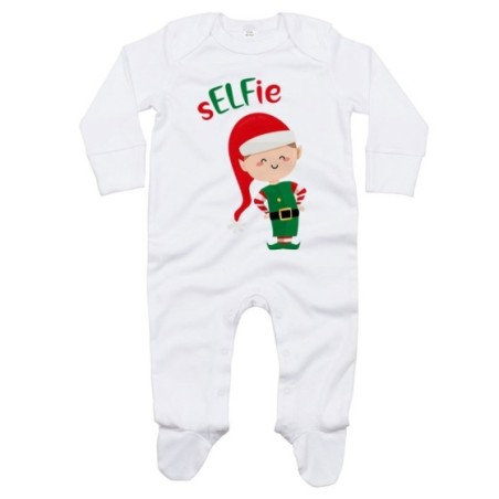 Tutina neonato personalizzabile con nome selfie