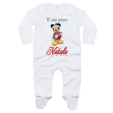 Tutina neonato personalizzabile con nome topolino il mio...