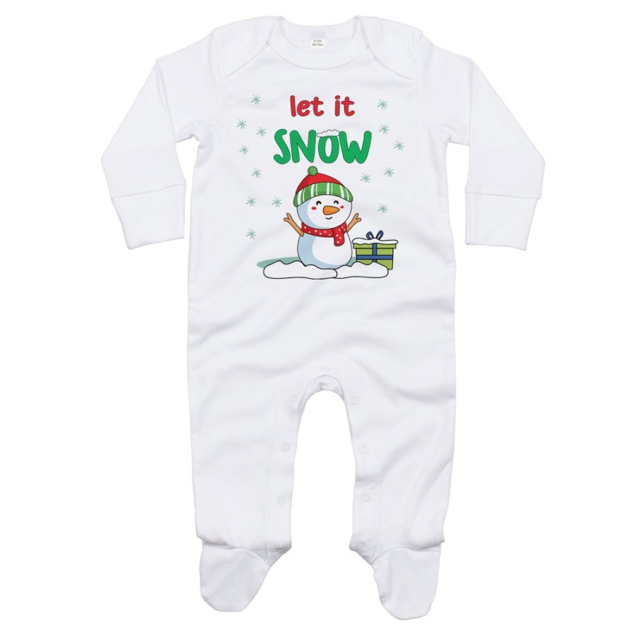 Tutina neonato let it snow Natale