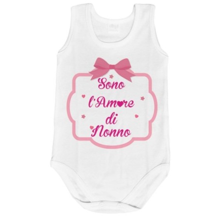 Body personalizzabile con nome sono l'amore di nonno dei...