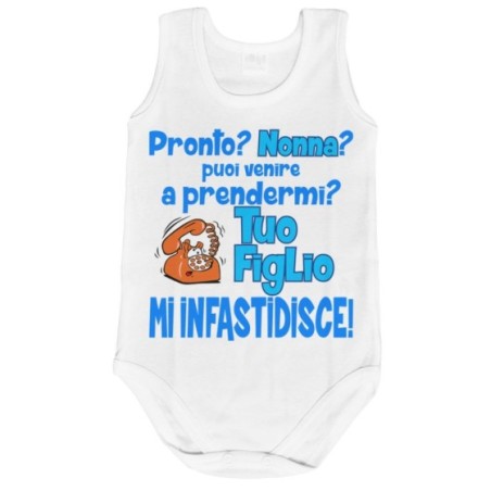 Body neonato pronto nonna nonno? puoi venire a prendermi?...