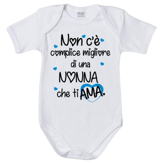 Body neonato non c'è complice migliore di un nonno di una nonna che ti ama Per i nonni