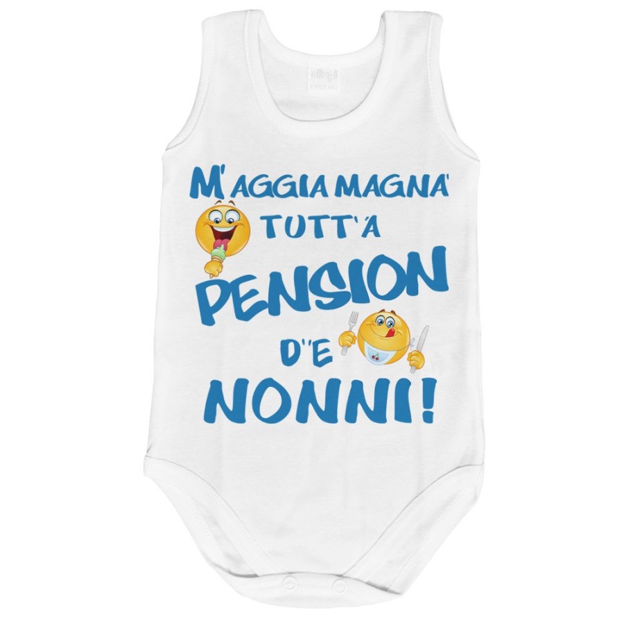 Body neonato mi devo mangiare tutta la pensione del nonno dei nonni Per i nonni