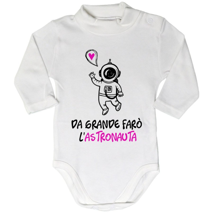 Body lupetto neonato da grande farò l'astronauta Da grande farò