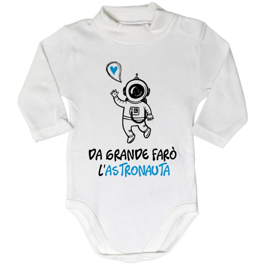 Body lupetto neonato da grande farò l'astronauta Da grande farò