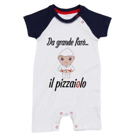 Pagliaccetto neonato da grande farò il pizzaiolo