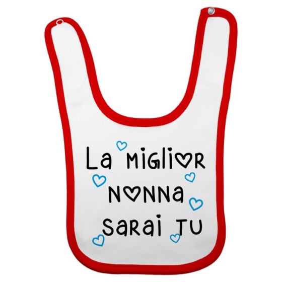 Bavaglino neonato il miglior nonno i miglior nonni sarai sarete voi Per i nonni