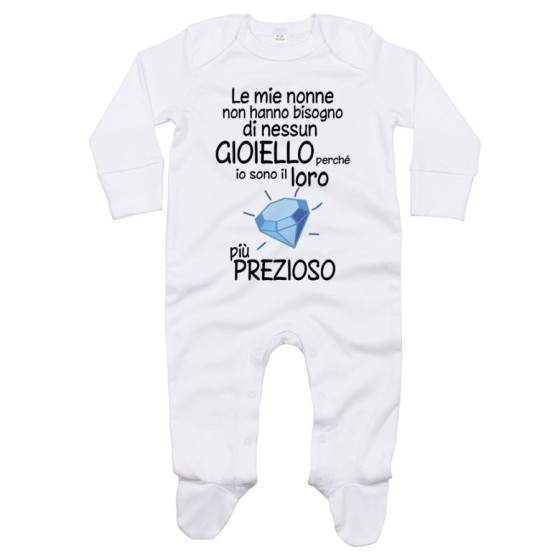 Tutina neonato sono il gioiello più prezioso della nonna dei nonni Per i nonni