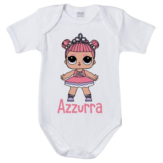 Body neonata personalizzato con nome lol Cartoon