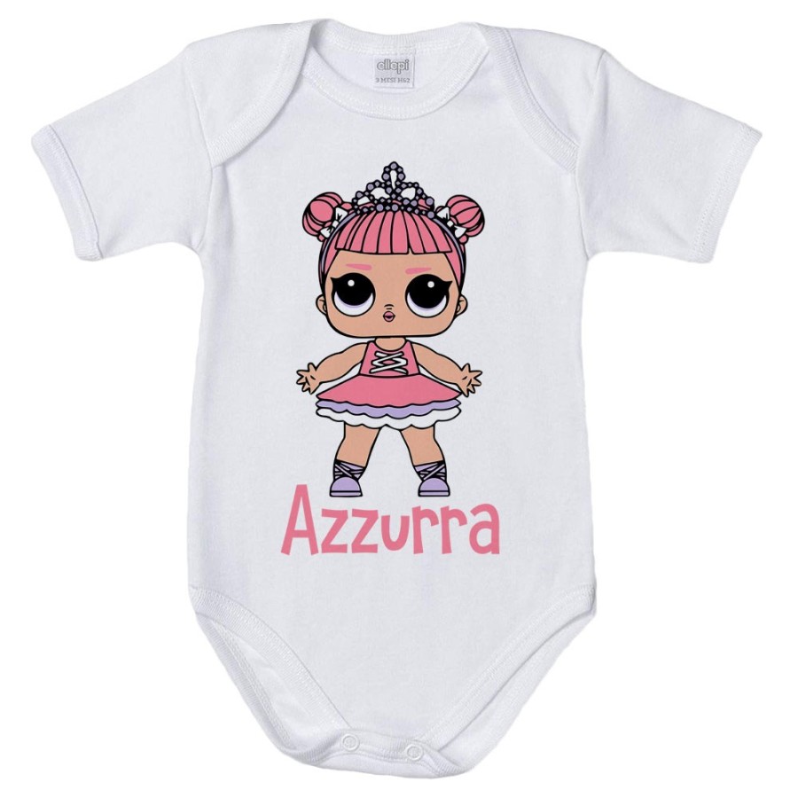 Body neonata personalizzato con nome lol Cartoon
