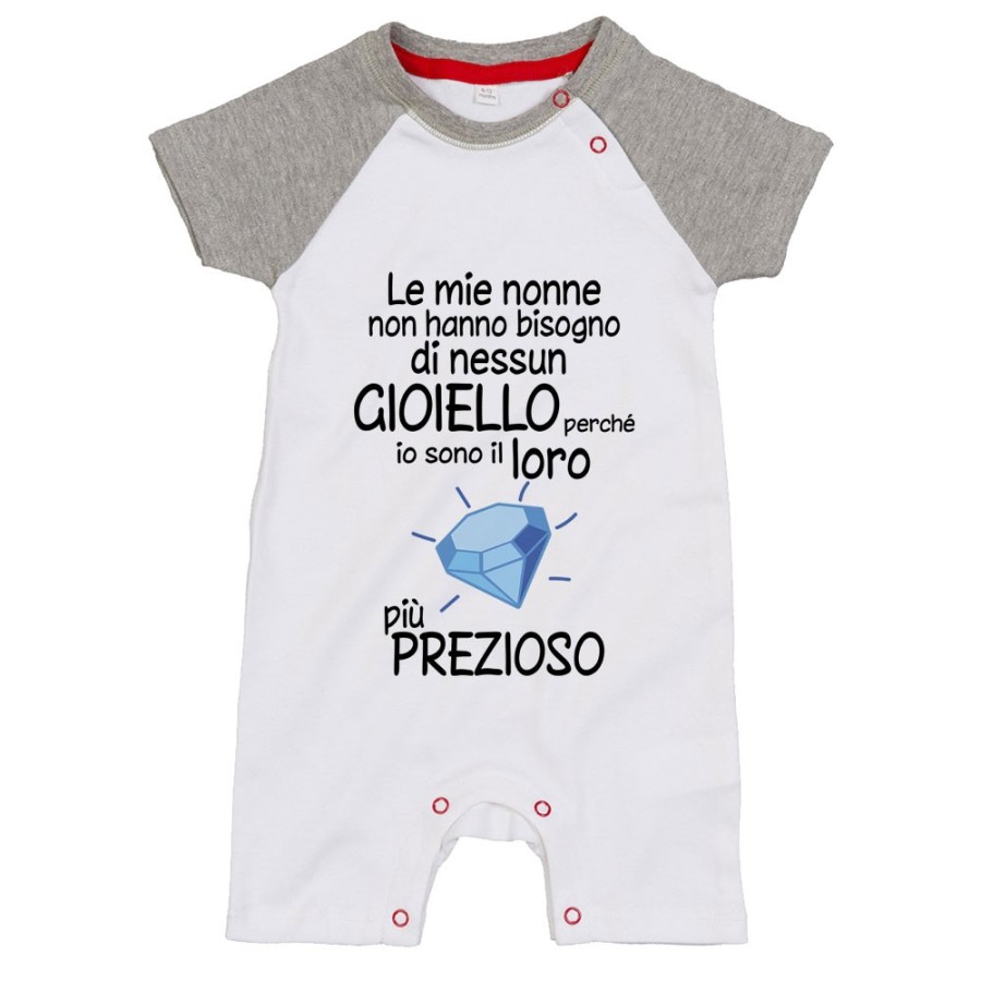 Pagliaccetto neonato sono il gioiello più prezioso della nonna dei nonni Per i nonni