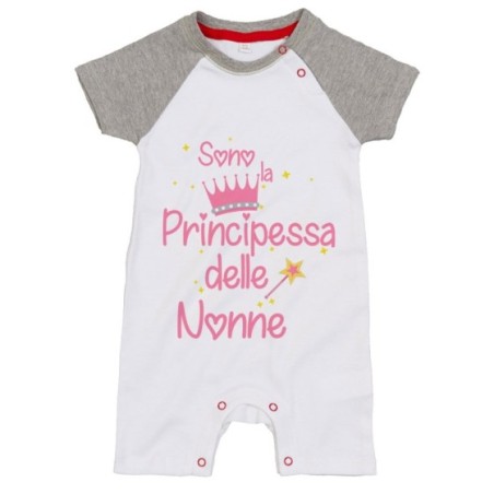 Pagliaccetto neonato sono il principe del nonno dei nonni Per i nonni