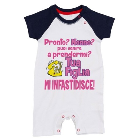 Pagliaccetto neonato pronto nonno nonna? puoi venire a...