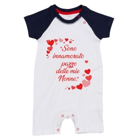Pagliaccetto neonato sono innamorato pazzo del mio nonno dei miei nonni Per i nonni