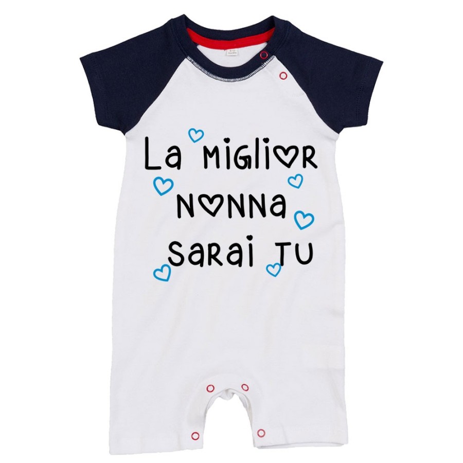 Pagliaccetto neonato il miglior nonno i miglior nonni sarai sarete voi Per i nonni