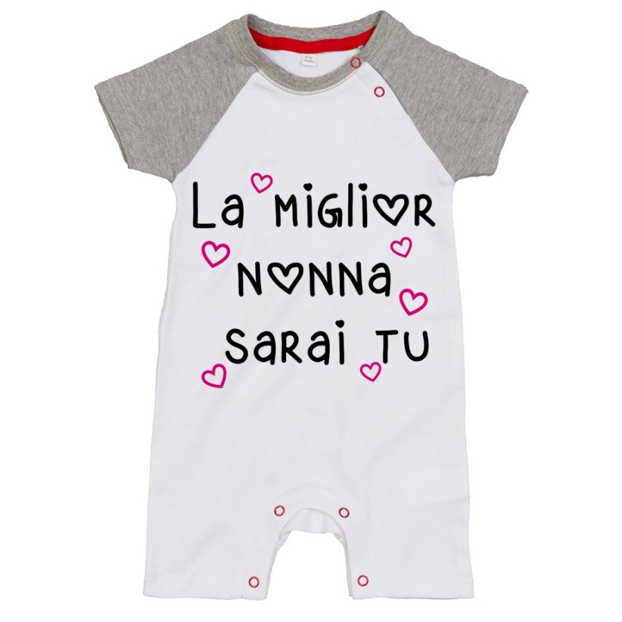 Pagliaccetto neonato il miglior nonno i miglior nonni sarai sarete voi Per i nonni