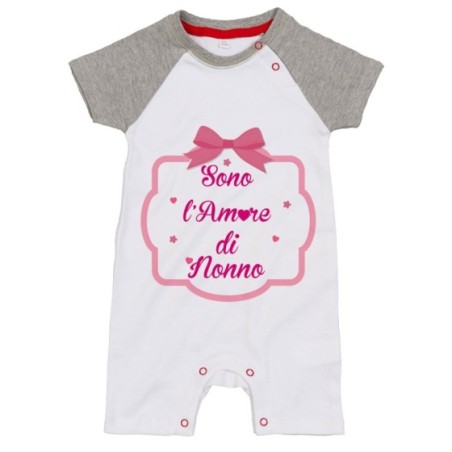 Pagliaccetto personalizzabile con nome sono l'amore di...