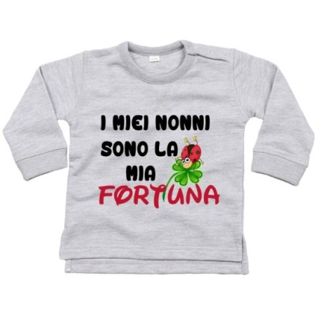 Felpa neonato il mio nonno i miei nonni sono la mia...