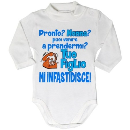 Body lupetto neonato pronto nonna nonno? puoi venire a...