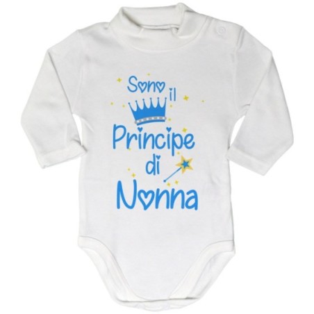 Body lupetto neonato sono il principe del nonno dei nonni