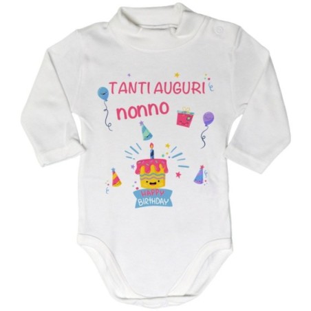 Body lupetto neonato personalizzabile con nome tanti...