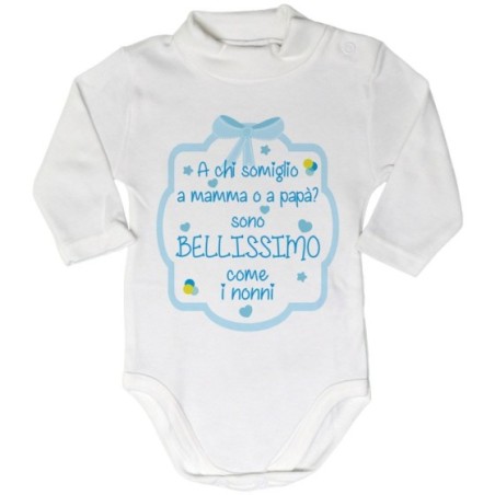 Body lupetto personalizzabile con nome  a chi somiglio a...