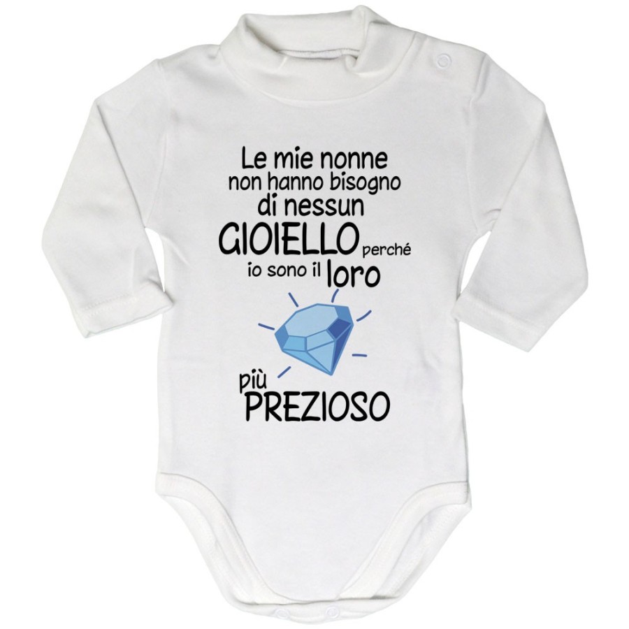 Body lupetto neonato sono il gioiello più prezioso della nonna dei nonni Per i nonni