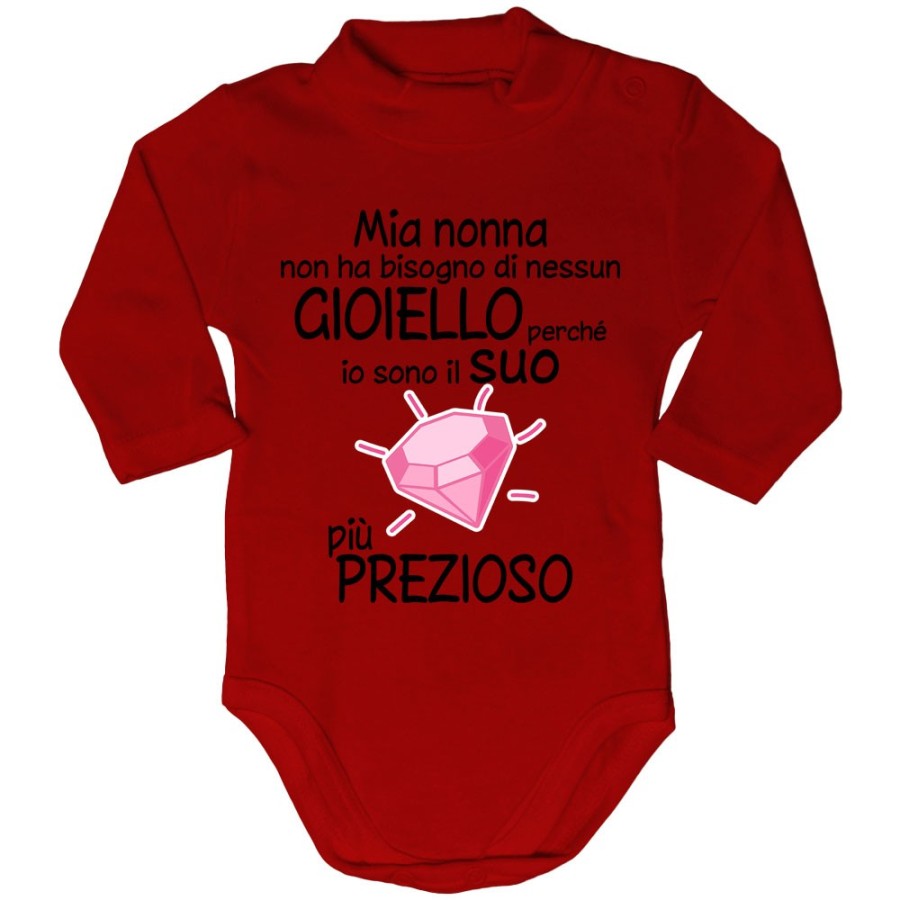 Body lupetto neonato sono il gioiello più prezioso della nonna dei nonni Per i nonni
