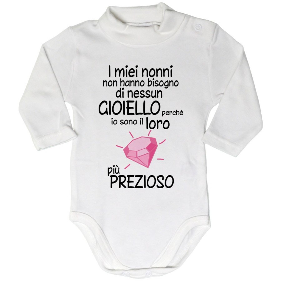Body lupetto neonato sono il gioiello più prezioso della nonna dei nonni Per i nonni