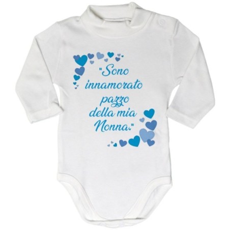 Body lupetto neonato sono innamorato pazzo del mio nonno dei miei nonni Per i nonni