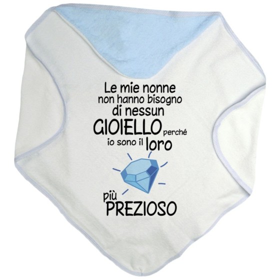 Accappatoio neonato sono il gioiello più prezioso della nonna dei nonni Per i nonni