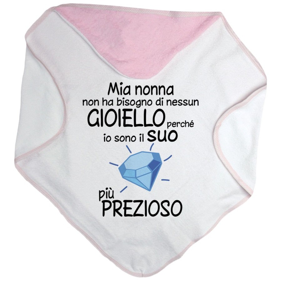 Accappatoio neonato sono il gioiello più prezioso della nonna dei nonni Per i nonni