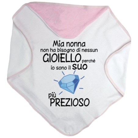 Accappatoio neonato sono il gioiello più prezioso della nonna dei nonni Per i nonni