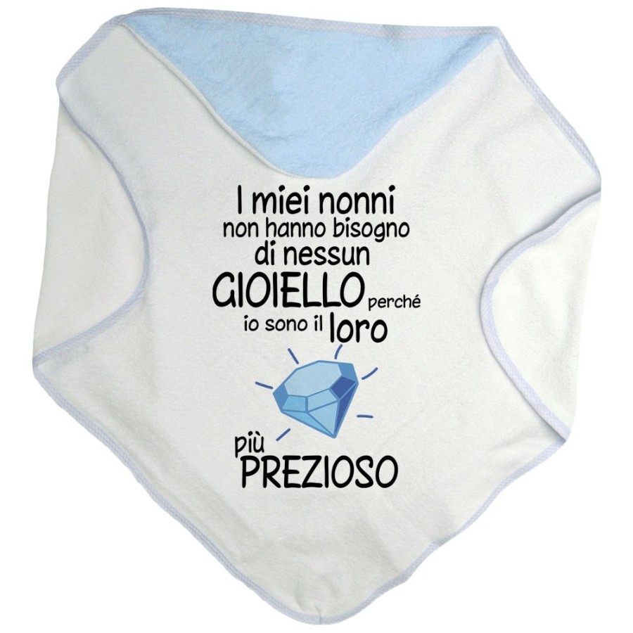 Accappatoio neonato sono il gioiello più prezioso della nonna dei nonni Per i nonni