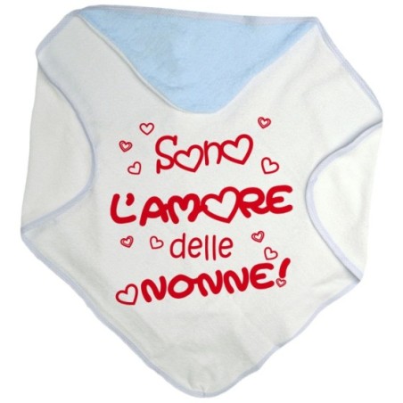 Accappatoio neonato personalizzabile con nome sono...