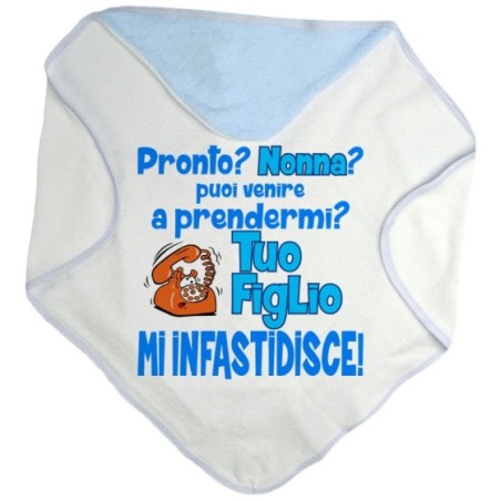 Accappatoio neonato pronto nonna nonno? puoi venire a...