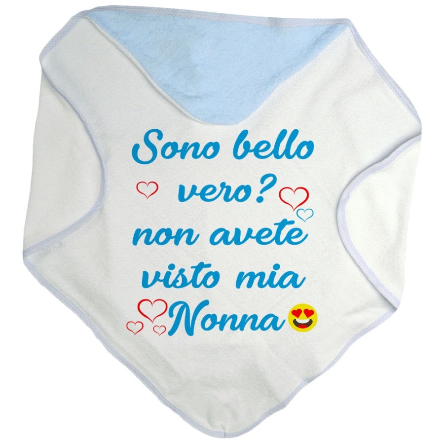 Accappatoio personalizzabile con nome sono bello vero? non avete visto mio nonno i miei nonni Per i nonni