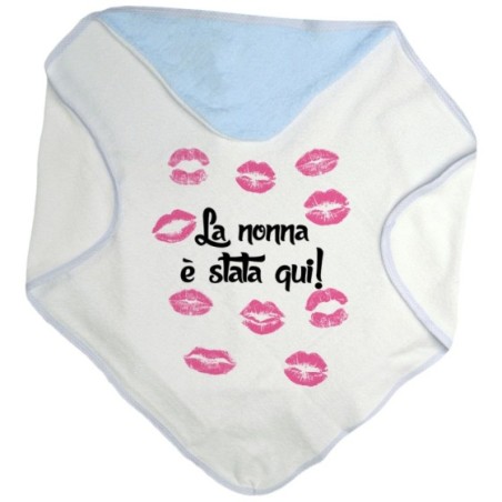Accappatoio neonato personalizzabile con nome nonna è stata qui Per i nonni