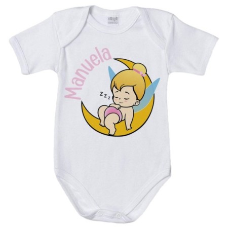 Body neonata personalizzato con nome baby trilli