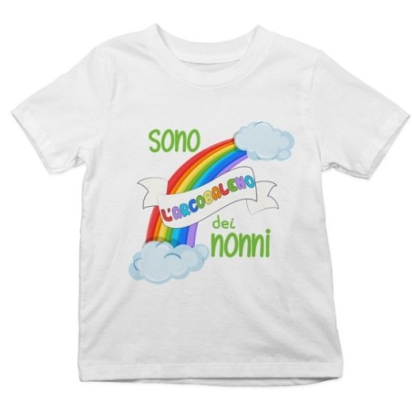 T-shirt bambino personalizzabile con nome sono...