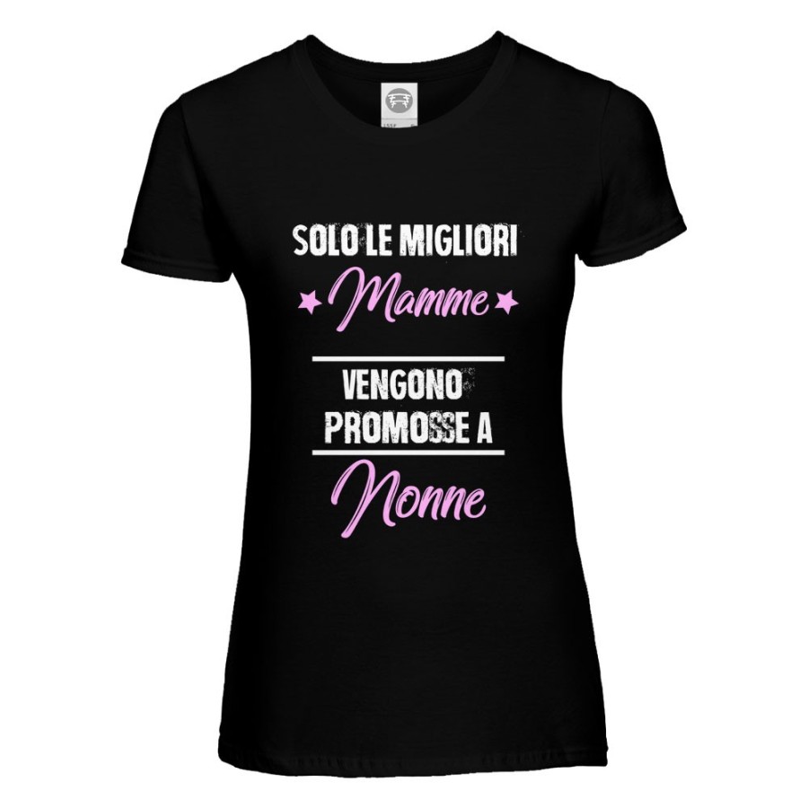 T-shirt donna solo le migliori mamme vengono promosse a nonne Per i nonni