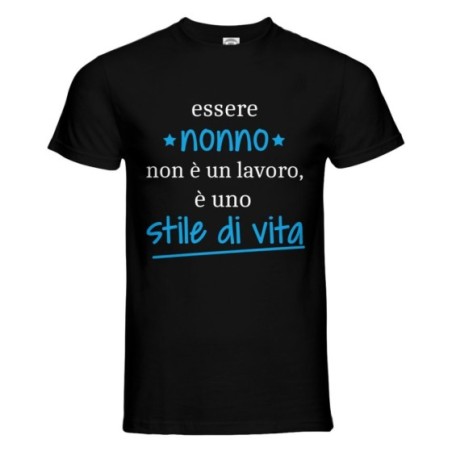 T-shirt uomo essere nonno non è un lavoro è uno stile di...