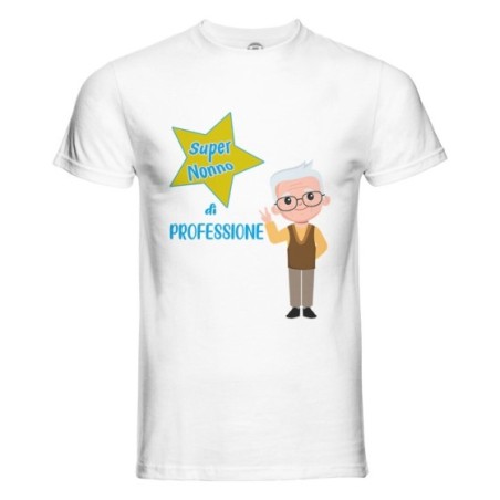 T-shrit uomo super nonno di professione Per i nonni