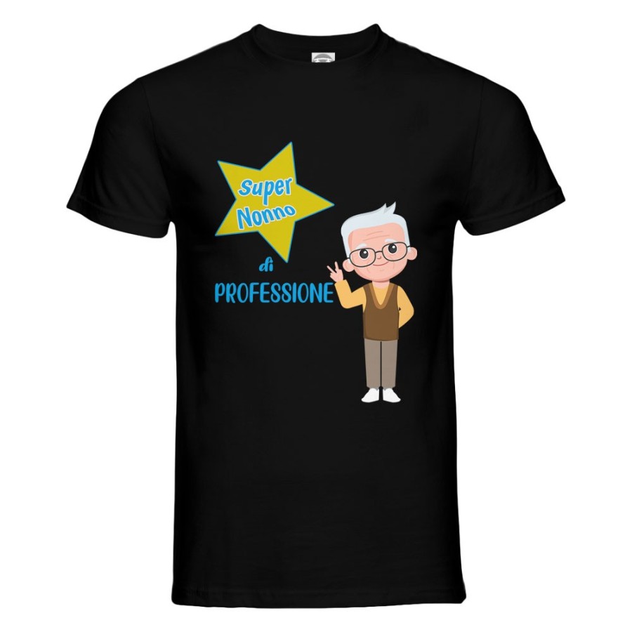 T-shrit uomo super nonno di professione Per i nonni