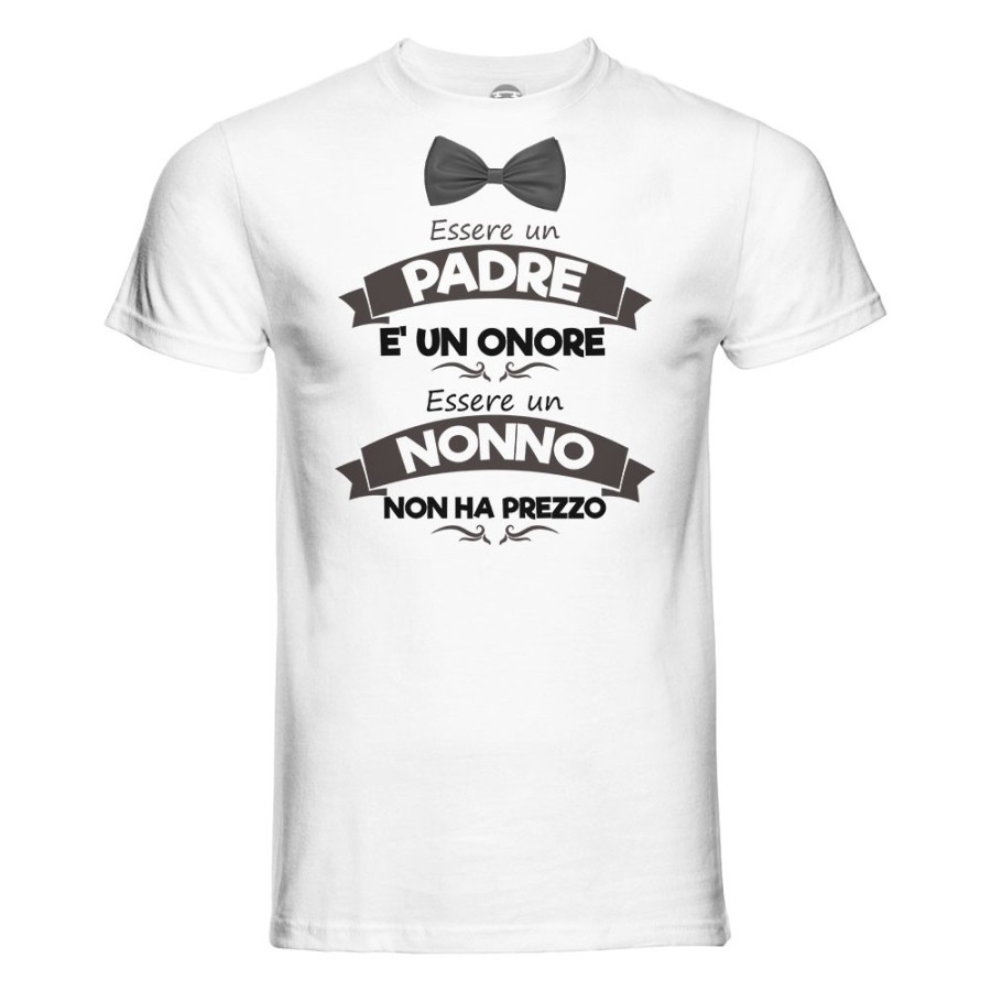 T-shirt uomo essere un padre è un onore essere un nonno non ha prezzo Per i nonni