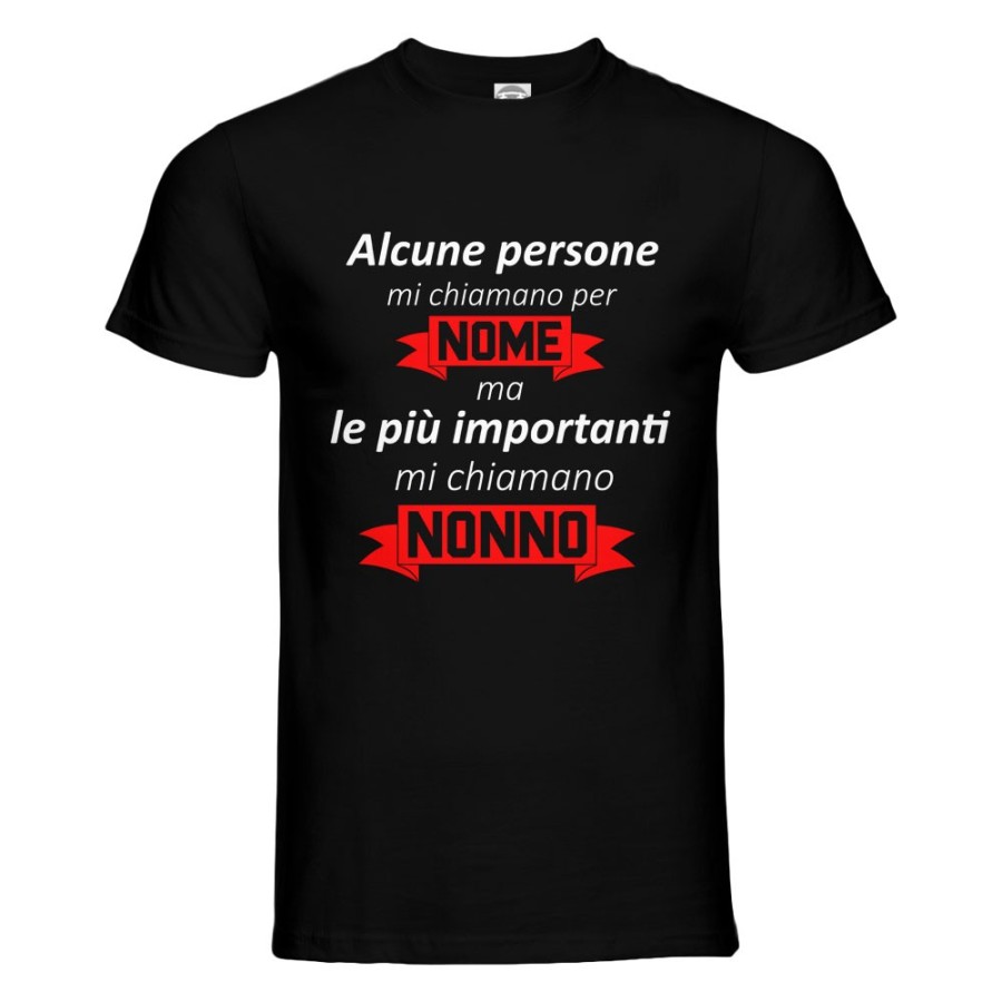 T-shirt uomo alcune persone mi chiamano per nome ma le più importanti mi chiamano nonno Per i nonni