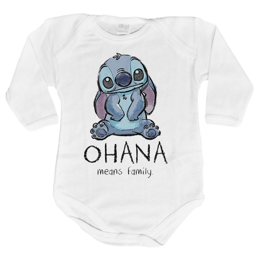Body neonato con stitch ohana means family Cartoon