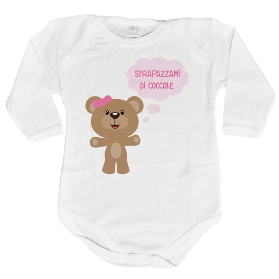 Body neonato strapazzami di coccole Divertenti