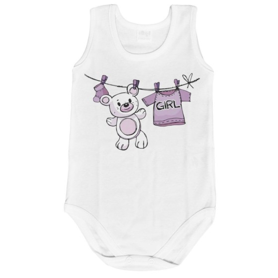 Body neonato boy girl con orsetto Divertenti